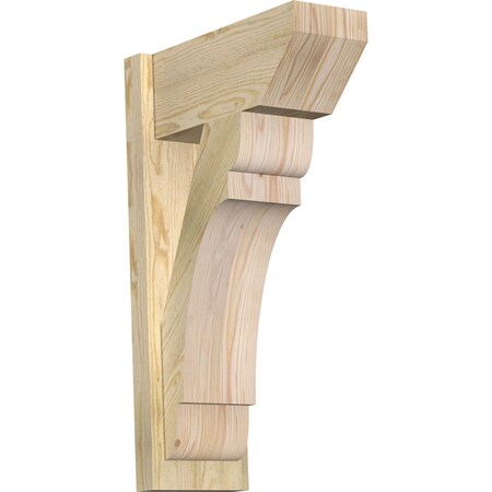 Ekena Millwork Olympic Slat Rough Sawn Outlooker, Douglas Fir, 8"W x 18"D x 30"H OUT08X18X30OLY06RDF